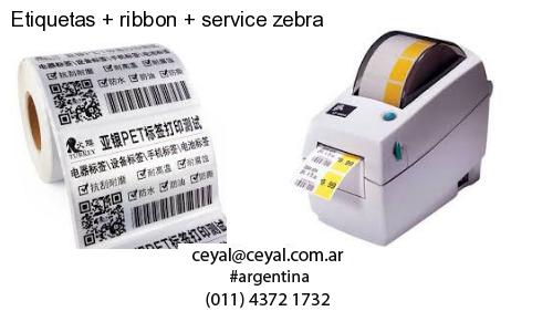 Etiquetas   ribbon   service zebra