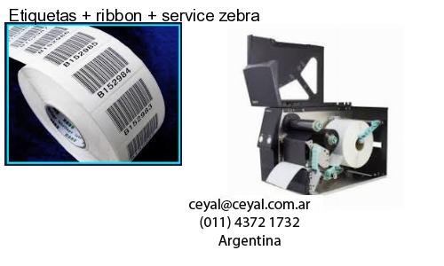 Etiquetas   ribbon   service zebra