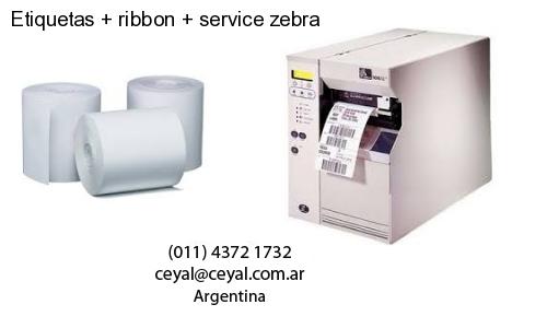 Etiquetas   ribbon   service zebra