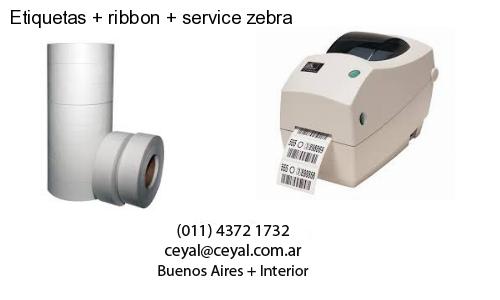 Etiquetas   ribbon   service zebra