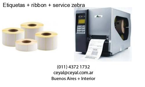 Etiquetas   ribbon   service zebra