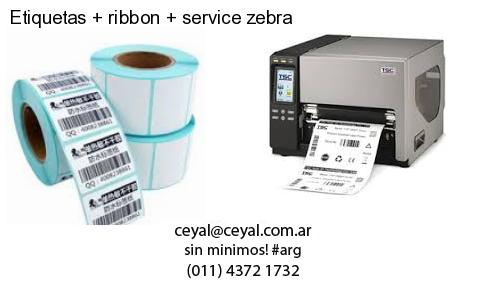 Etiquetas   ribbon   service zebra