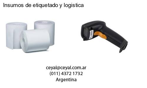 Insumos de etiquetado y logistica