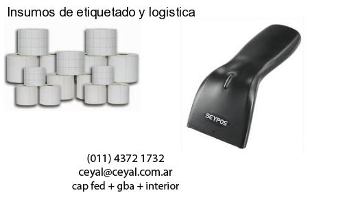 Insumos de etiquetado y logistica