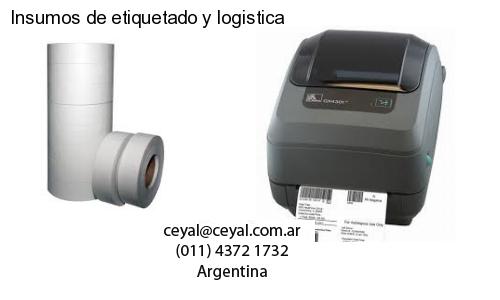 Insumos de etiquetado y logistica