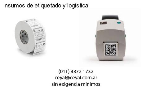 Insumos de etiquetado y logistica