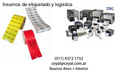 Insumos de etiquetado y logistica