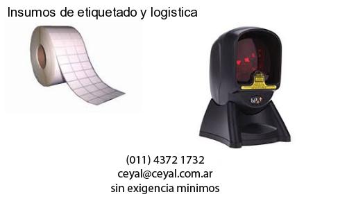 Insumos de etiquetado y logistica