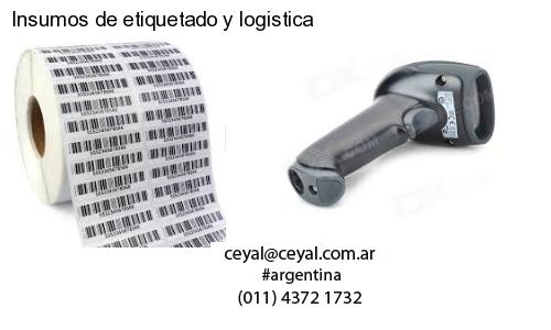 Insumos de etiquetado y logistica