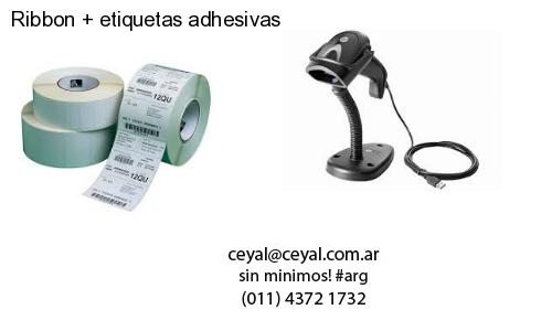 Ribbon etiquetas adhesivas