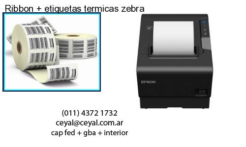 Ribbon   etiquetas termicas zebra