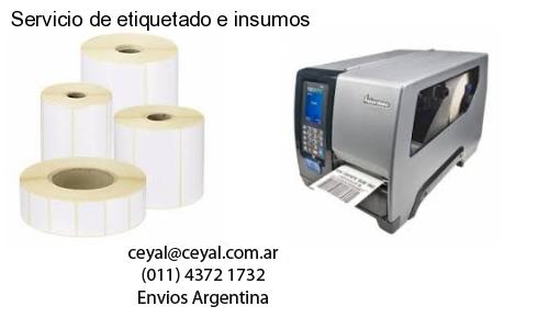 Servicio de etiquetado e insumos