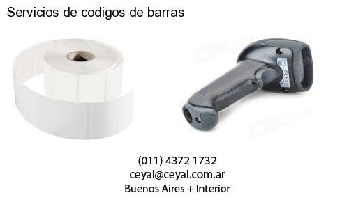 Servicios de codigos de barras