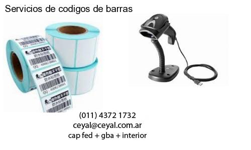 Servicios de codigos de barras