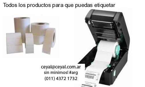 Todos los productos para que puedas etiquetar