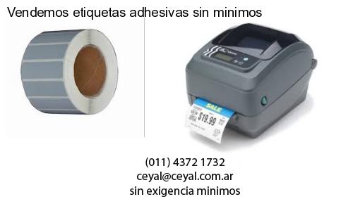 Vendemos etiquetas adhesivas sin minimos