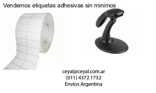 Vendemos etiquetas adhesivas sin minimos