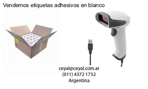 Vendemos etiquetas adhesivos en blanco