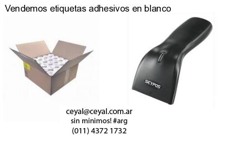 Vendemos etiquetas adhesivos en blanco