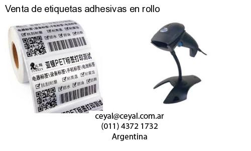 Venta de etiquetas adhesivas en rollo