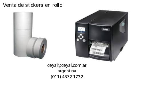 Venta de stickers en rollo