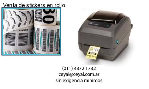 Venta de stickers en rollo