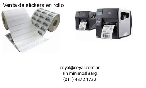 Venta de stickers en rollo