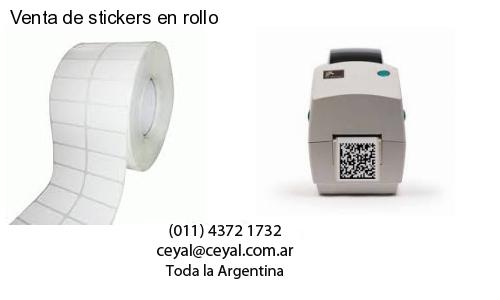 Venta de stickers en rollo