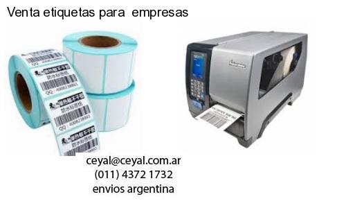 Venta etiquetas para  empresas