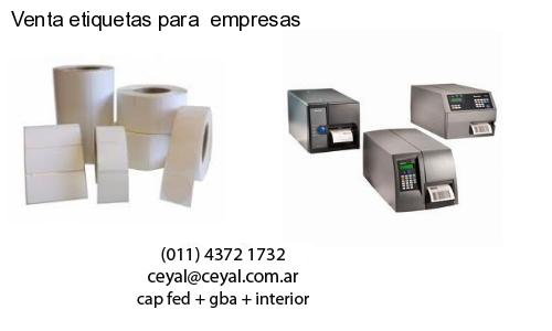 Venta etiquetas para  empresas