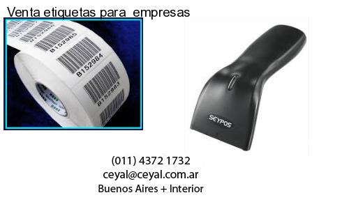 Venta etiquetas para  empresas