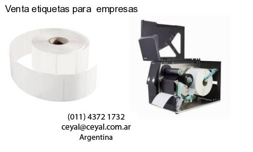 Venta etiquetas para  empresas