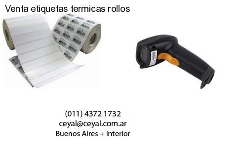 Venta etiquetas termicas rollos