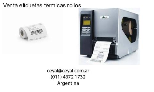 Venta etiquetas termicas rollos