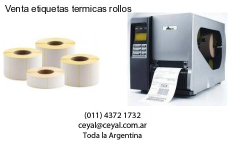 Venta etiquetas termicas rollos