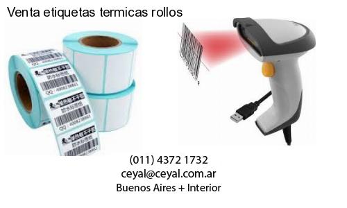 Venta etiquetas termicas rollos