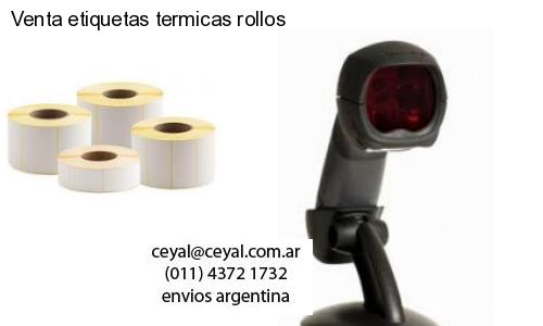 Venta etiquetas termicas rollos