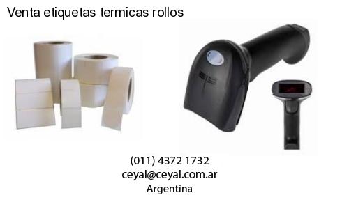 Venta etiquetas termicas rollos