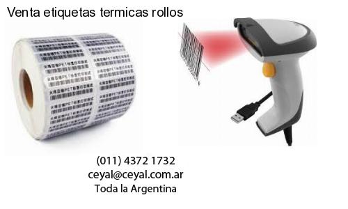 Venta etiquetas termicas rollos