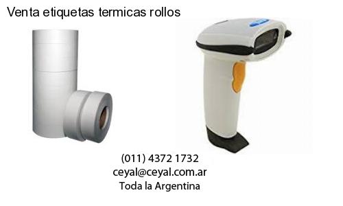 Venta etiquetas termicas rollos