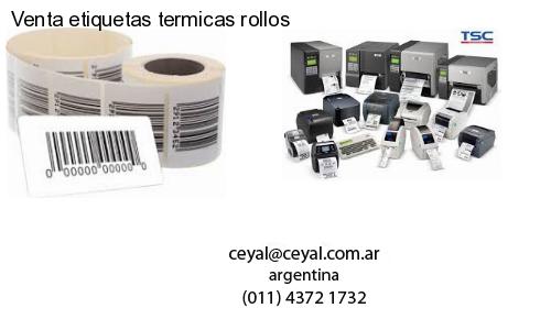 Venta etiquetas termicas rollos