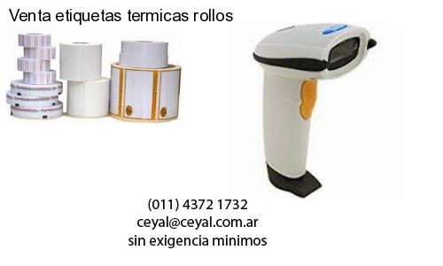 Venta etiquetas termicas rollos