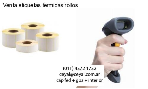 Venta etiquetas termicas rollos