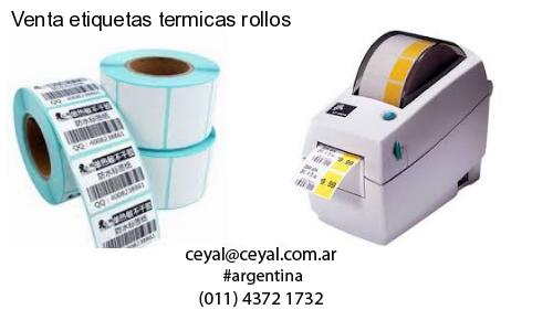 Venta etiquetas termicas rollos