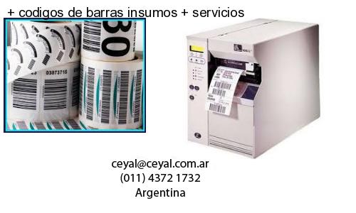 codigos de barras insumos servicios