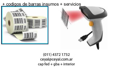   codigos de barras insumos   servicios