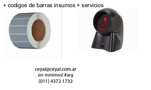   codigos de barras insumos   servicios