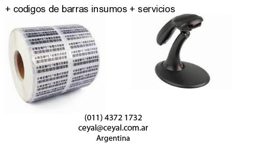   codigos de barras insumos   servicios