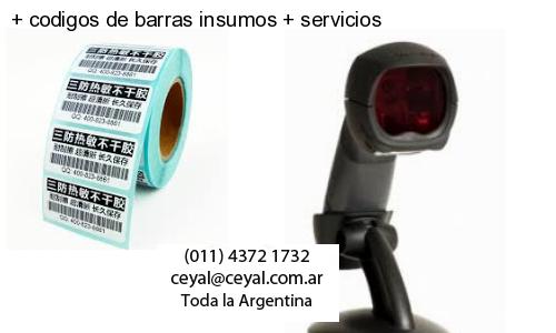   codigos de barras insumos   servicios