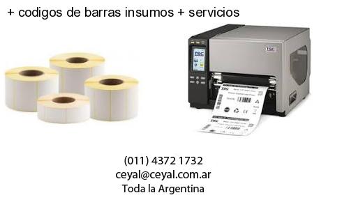 codigos de barras insumos servicios